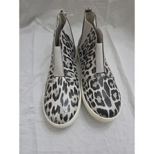 NWOT Coconuts 6 Leopard Wedge Sneaker Ankle Booties 125679